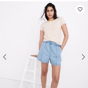 Madewell Denim Easy Pull On Shorts